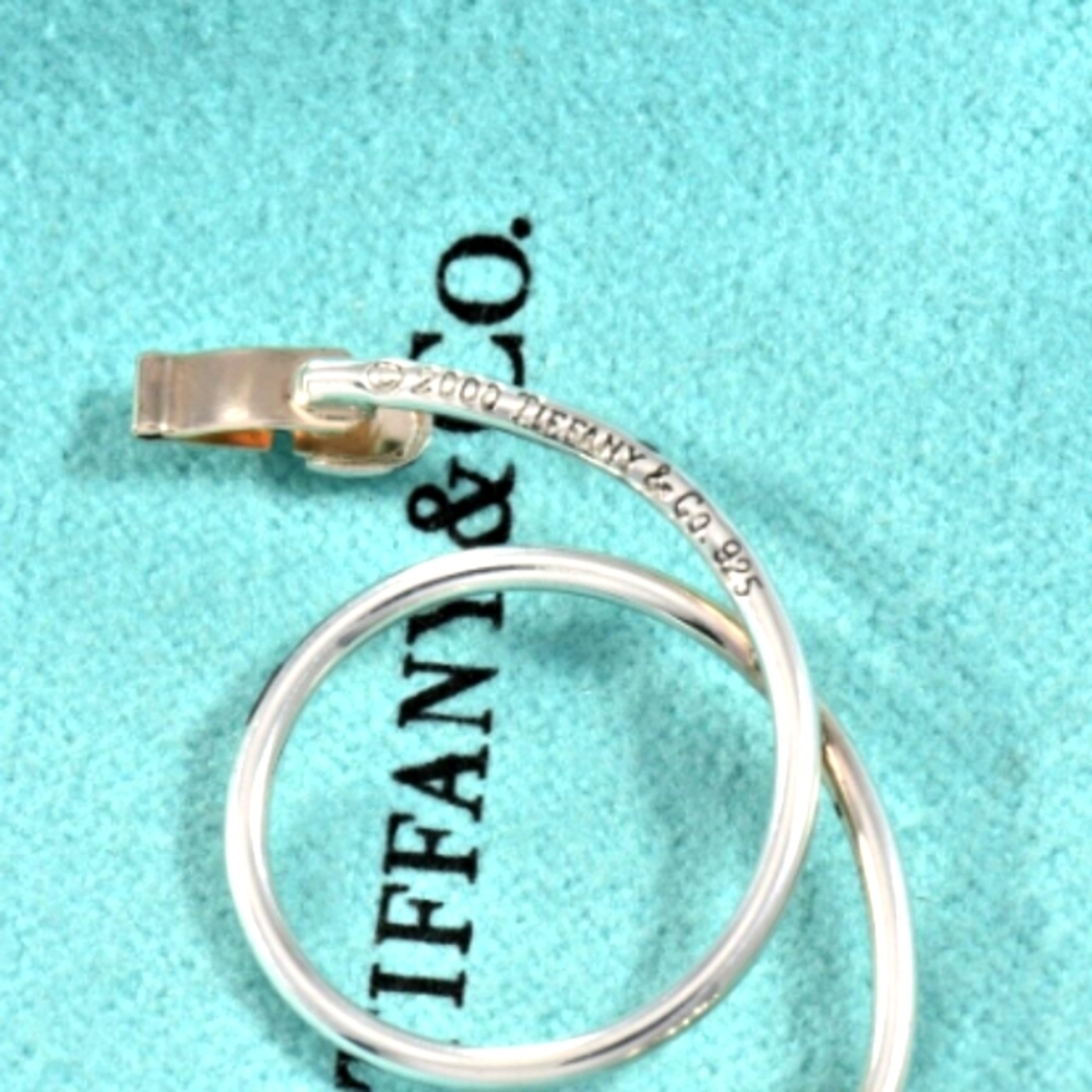 SOLD IN OUR STORE Tiffany & Co. Vintage Sterling Silver Twirl Swirl - Picture 4 of 7